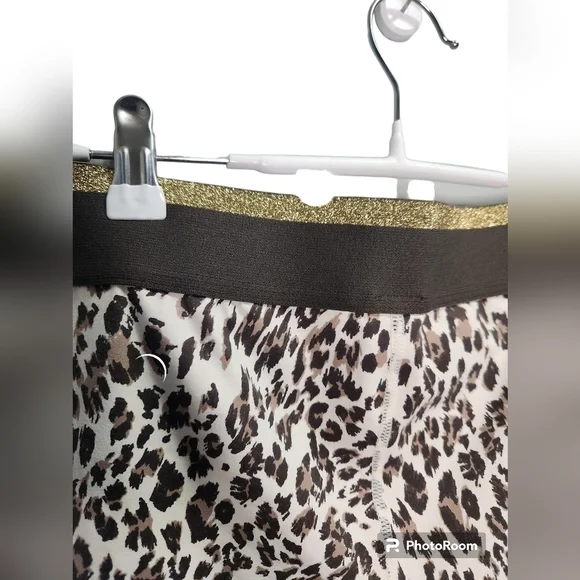 NWT Snow Jaguar Gold Stripe Band Highwaist Leggings APH2495 size medium - Picture 6 of 10